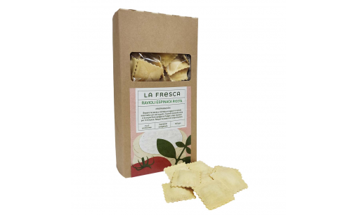 Ravioli espinaca/ricotta